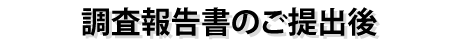 実施後、外壁打診調査のご報告書は1ヶ月でご提出させていただきます。調査報告書のご提出後